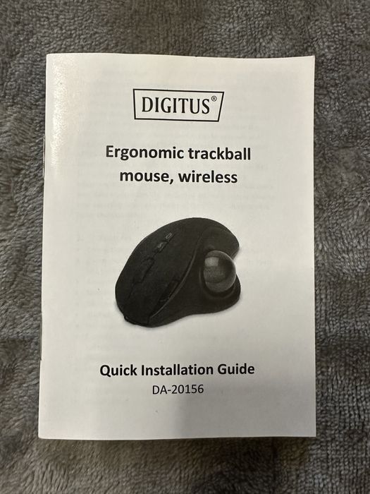 Мишка бездротова DIGITUS Ergonomic trackball Wireless (DA-20156)