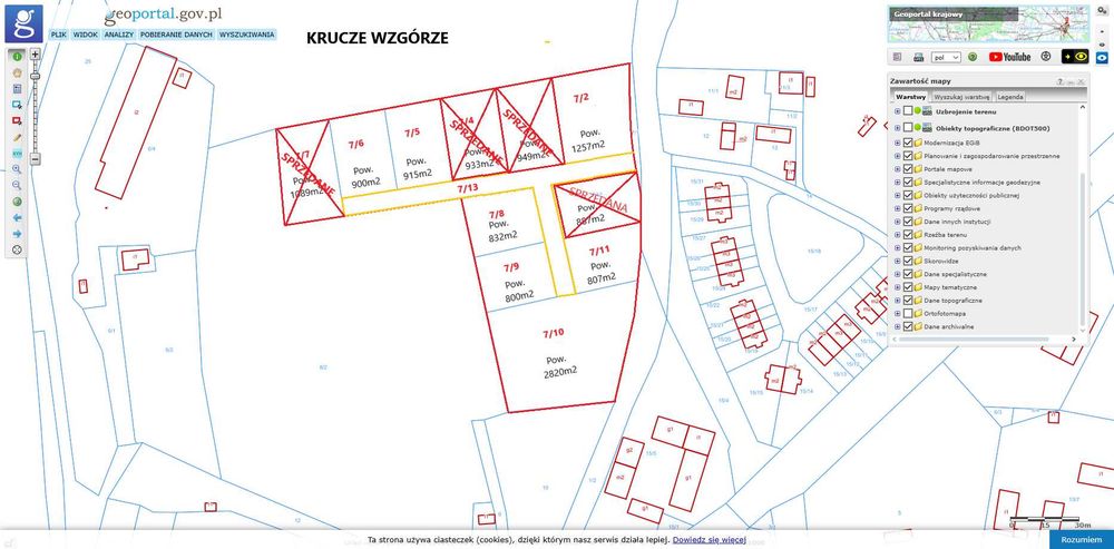 Działka Budowlana Na Sprzedaż - Widok 3