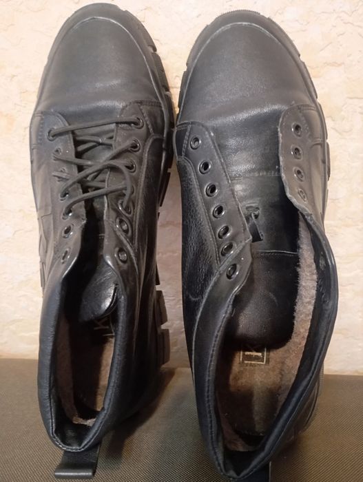 Чоловічі теплі шкіряні кросівки  KEDUKI 43 розміру