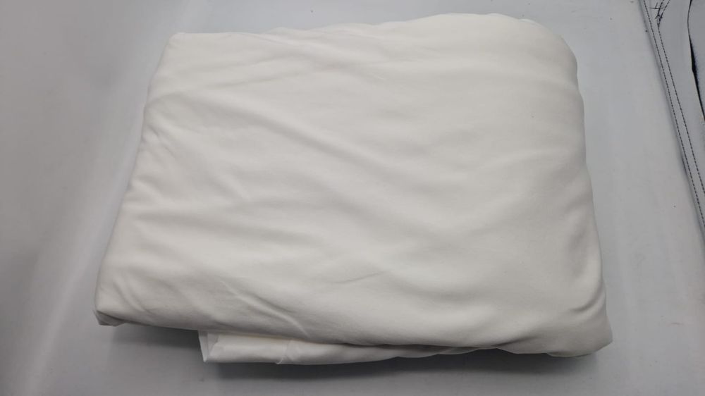 Dzianina ecru kupon 12 m.x 130 cm.
