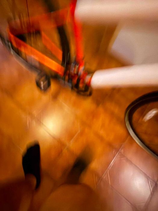 Bicicleta Cannondale laranja nova nunca usado