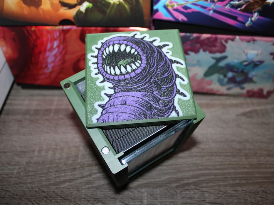Caixa para Deck de Magic The Gathering EDH Wurm