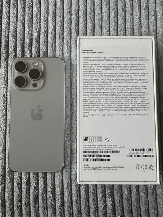 iPhone 15 Pro 128GB - idealny stan