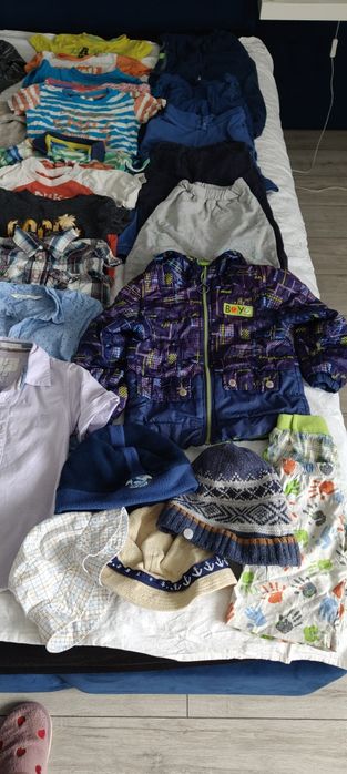 Mega paka ubrań 116 dla chłopca