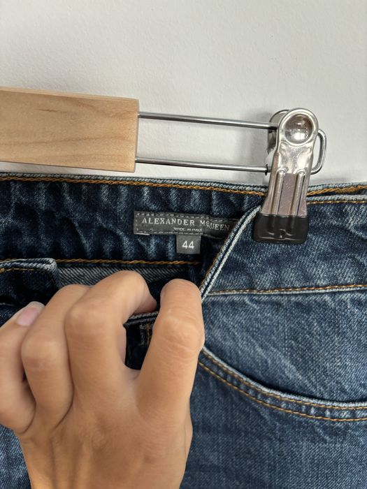 Nowe cropped jeans Alexander Mcqueen Mqueen L