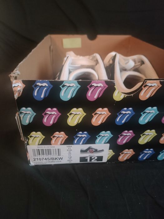 Tênis skechers rolling stones edição especial