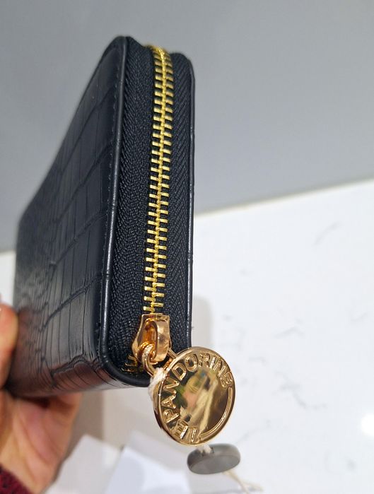 La Pandorine portfel czarny duży
