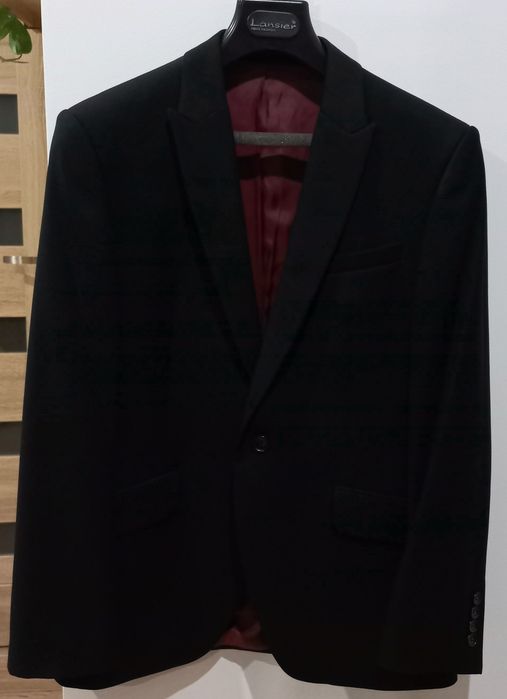 Garnitur męski czarny