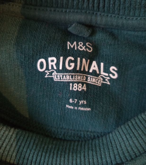 M&S фірмовий світшот в стилі old school на 6-7 років