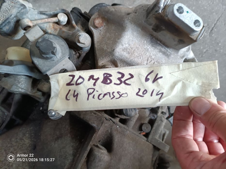 Caixa velocidades 20MB32 Peugeot citroen