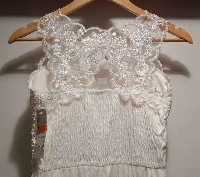 NOWA piękna biała sukienka na każdą okazję