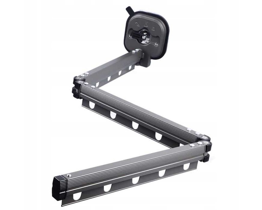 Montowana na ścianie suszarka do ubrań