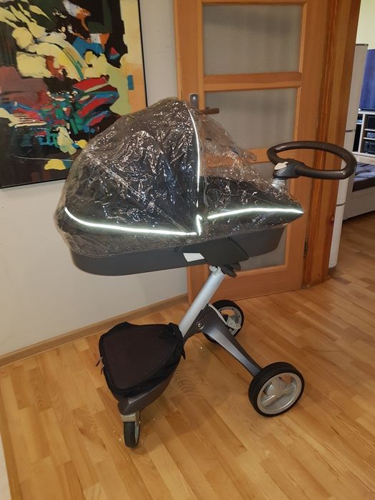 Wózek Stokke,gondola,spacerówka i fotelik samochodowy maxi cosi w świe