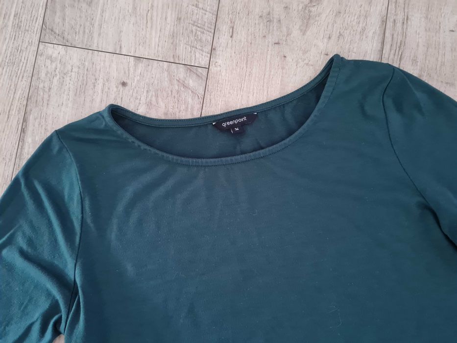 Bluzka zielona rękaw 3/4 Greenpoint 36/S