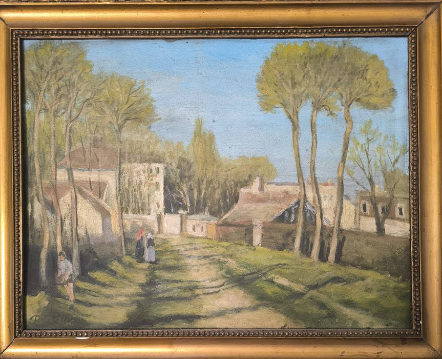 Antyki Mecenas Obraz z pejzażem śródziemnomorskim