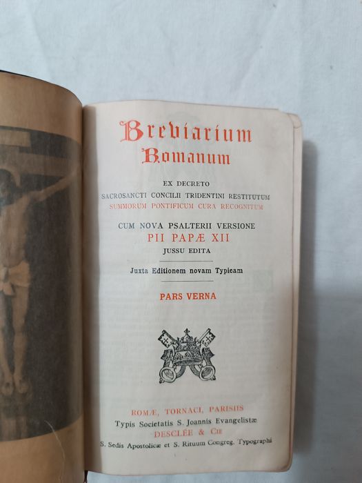 Breviário Romano, Volume Pars Verna