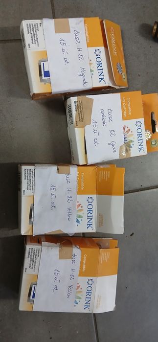 Zestaw tuszy do drukarki