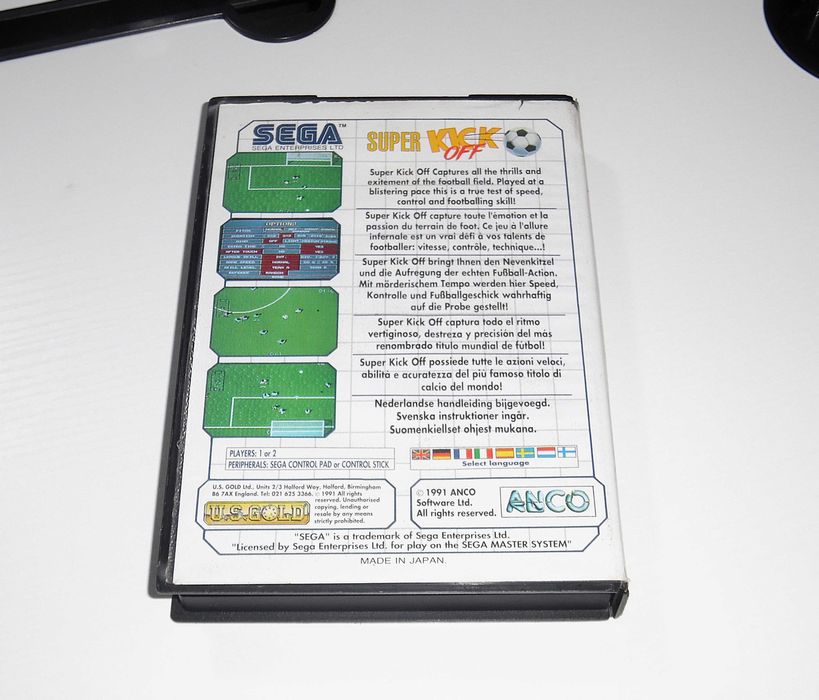 Super Kick OFF Sega Master System