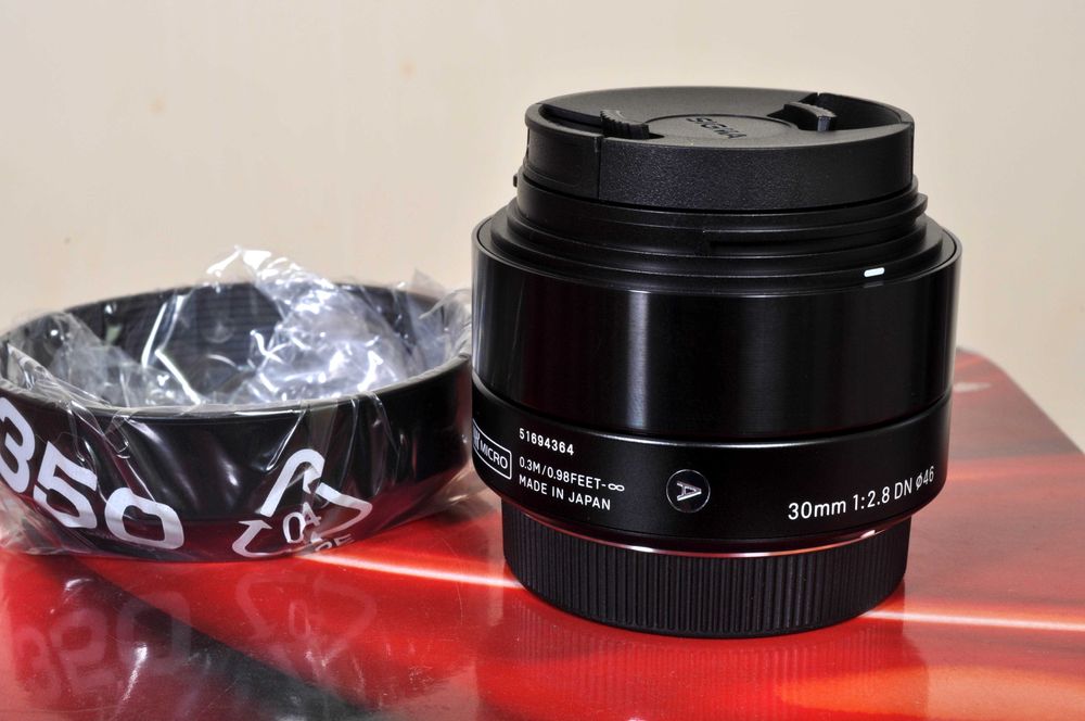 ( LUMIX ) Sigma Art 30mm F: 2.8 ( 4/3 ). Novo, fatura, garantia 5 anos64585491053955121