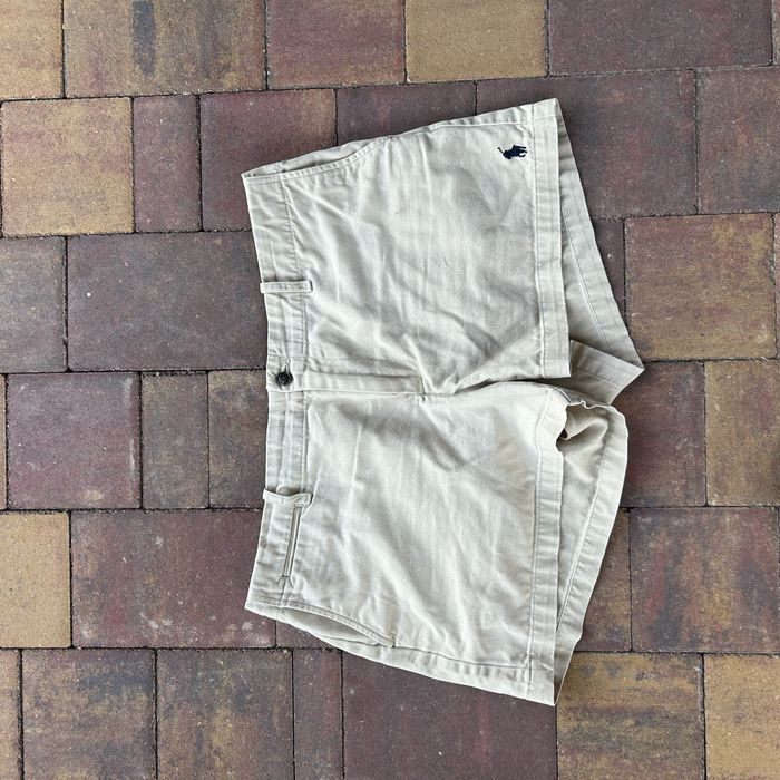 Szorty Damskie Spodenki Polo Sport Ralph Lauren 40 L Kremowe Bawełna