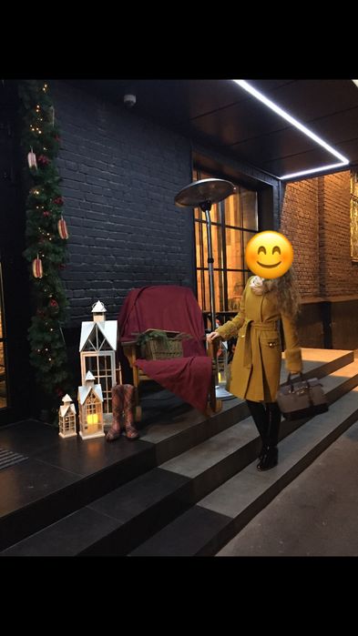 Пальто демісезонне з хутром кролика Gizia осіннє