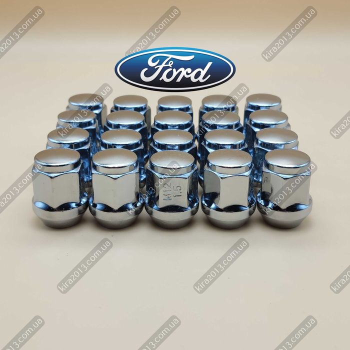 Колёсная гайка Форд цельнолитая хром для литых дисков Гайка FORD USA