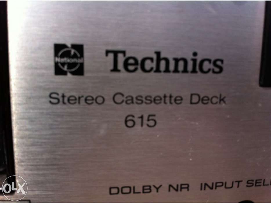 Technics stereo cassette deck 615 "vintage series"