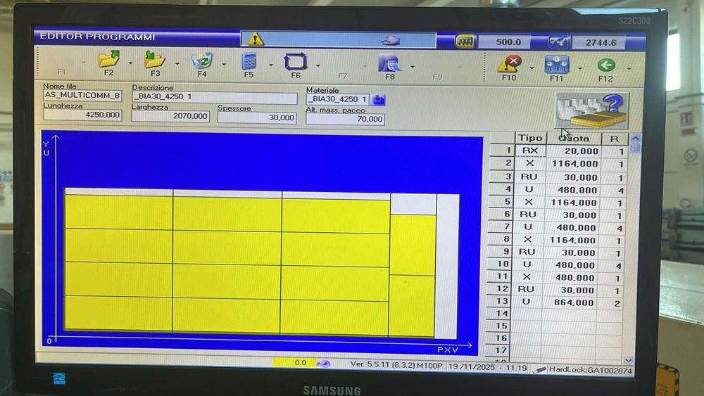 Seccionadora Gabbiani galaxy 125