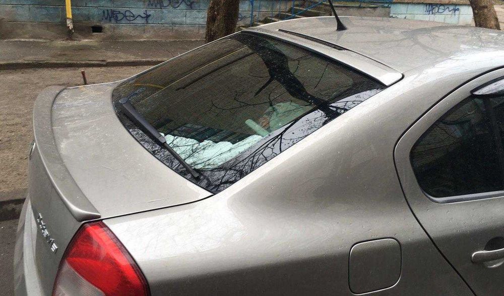 Юбка передняя на Шкода Октавия А5 юбка на бампер Skoda Octavia Тур А4