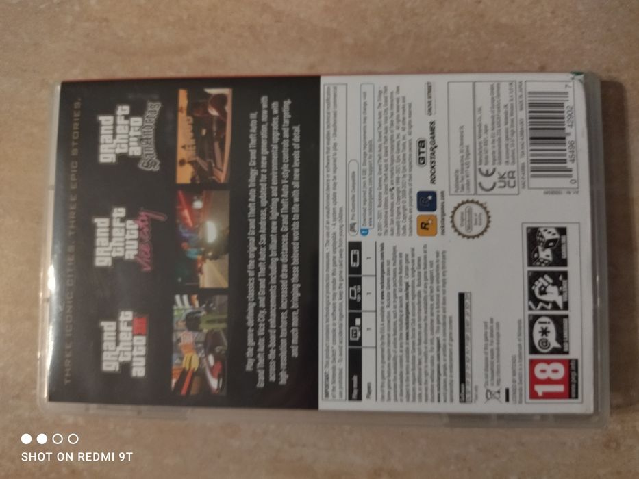 Gra GTA THE TRILOGY Nintendo switch
