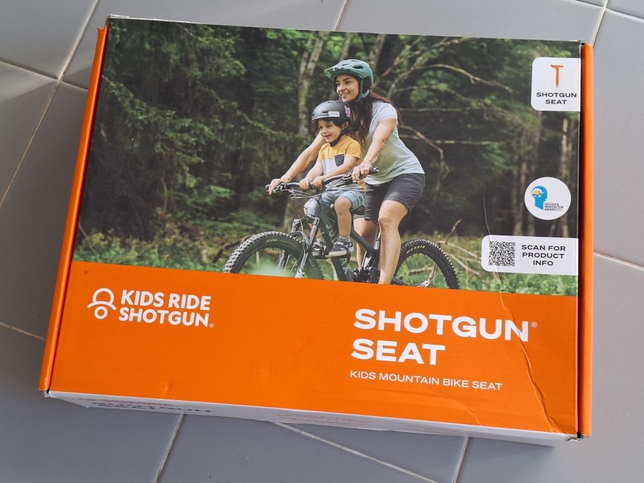 Acento criança bicicleta Shotgun