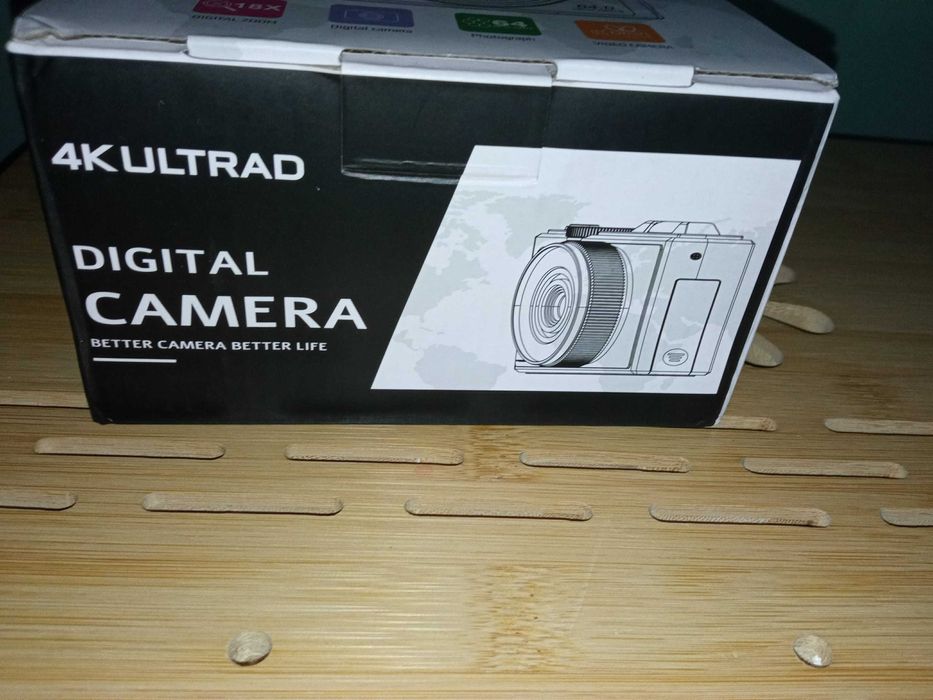 Ourlife AC600 Kompaktowy aparat fotograficzny cyfrowy 4K 18X