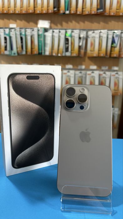 iPhone 15 Pro Max 256GB Titânio Natural (Caixa Original)