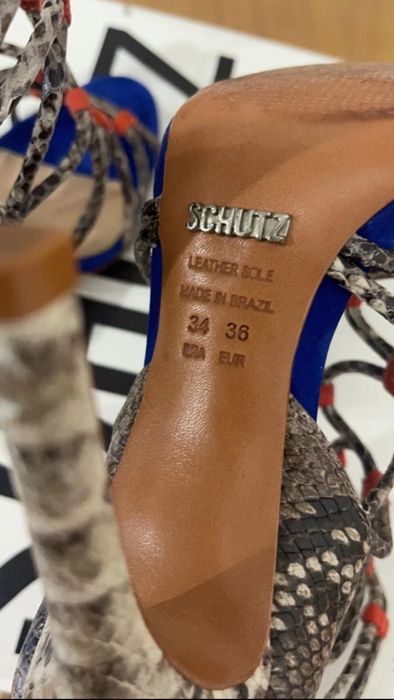 Sapato Schutz azul/snake