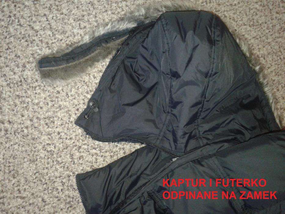 Czarna kurtka zimowa