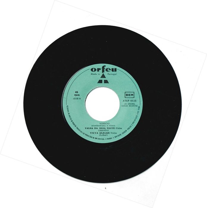 Vinicio e o seu conjunto– Valsa da meia noite + 3 -  Vinil 45 Rpm