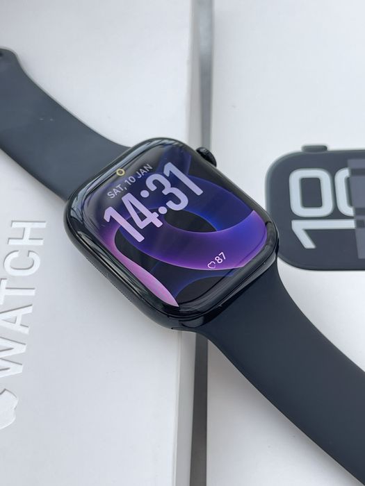 Apple Watch 10 46mm jet black | Повний комплект | Батарейка 98% |