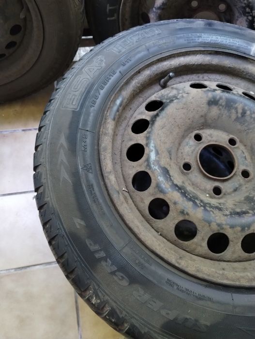 Felgi stalowe 15” 5x110 Opel Astra Vectra Zafira + opony zimowe