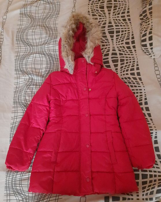 Курточка, пуховик на девочку H&M р.134, штаны, брючки, цены снижены