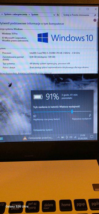 ASUS X501A | i5 | 8GB RAM | 240GB SSD | Windows 10 | Dobra Bateria!