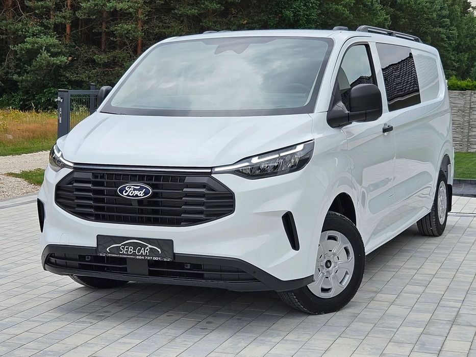 Ford Transit Custom L2H1 Long Brygadowy OD RĘKI NOWY Wersja Długa SALON PL FV23%