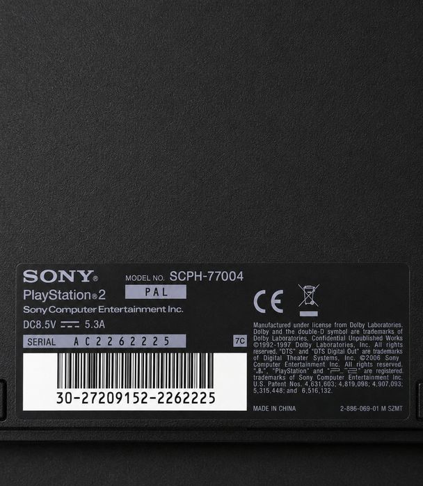 Sony PlayStation 2 Slim SCPH-77004 + HDMI + EyeToy + 2 Comandos