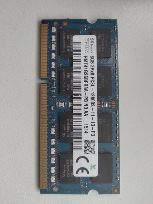 Оперативная память для ноутбука SoDIMM DDR3 (L) 8Gb. 4Gb. 2 Gb. 1 Gb.