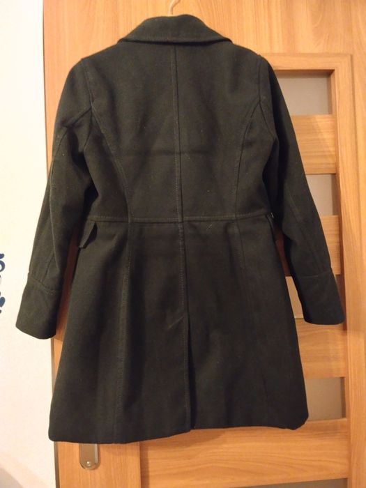 Czarny płaszcz H&M rozmiar 42