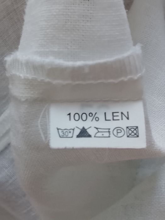 100% len bialeńka sukienka r M stan idealny