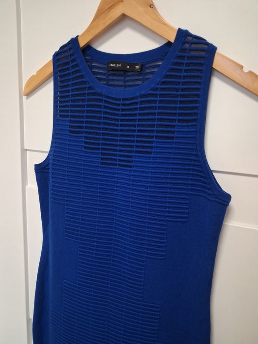 Karen Millen chabrowa sukienka mini M