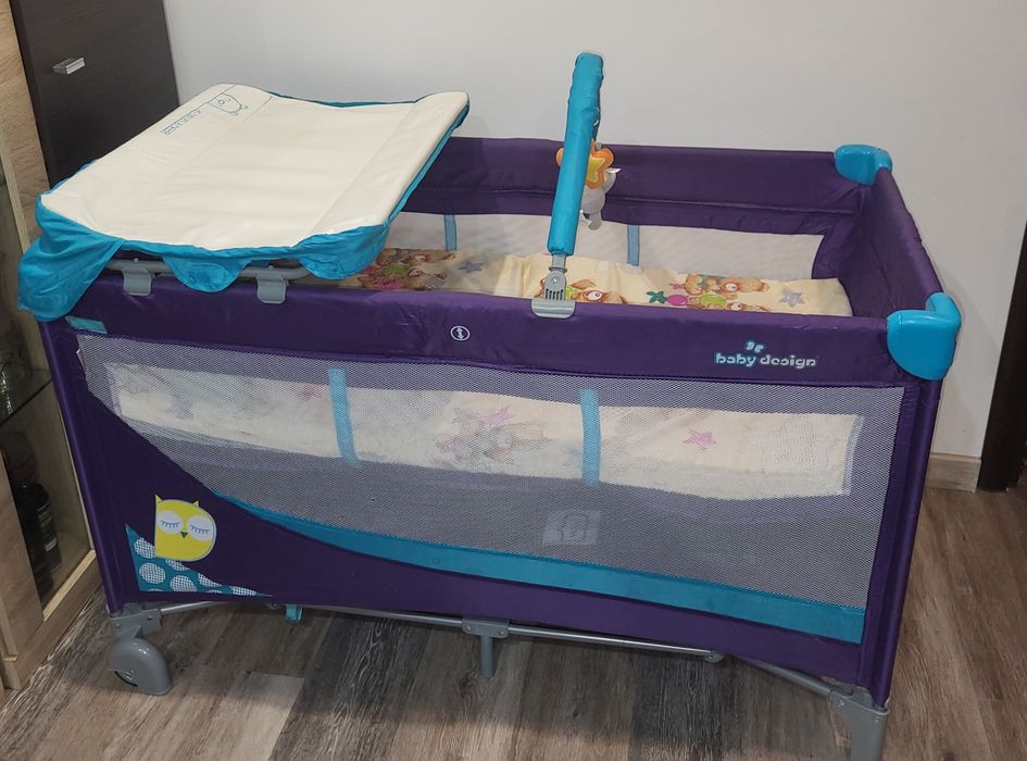 Łóżeczko turystyczne Baby Design + gratisy