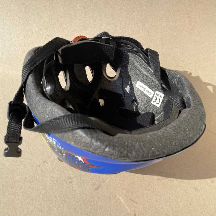 CAPACETE AZUL BOOM  (8/11 ANOS)