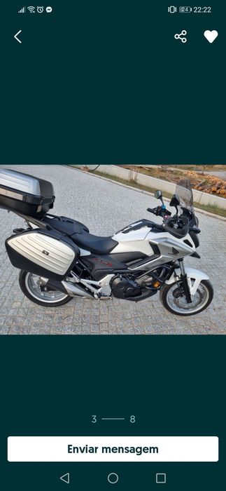 NC750X 2018  com malas e outros extras
