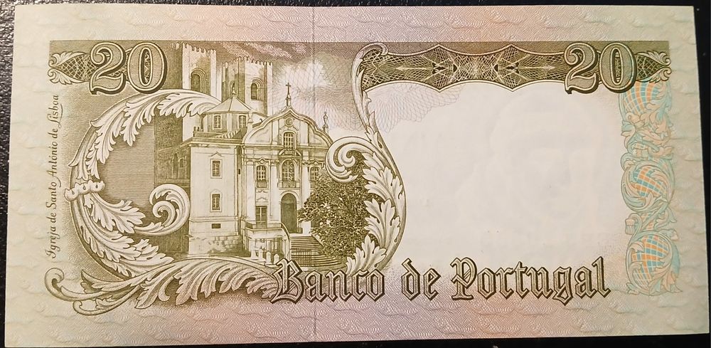 Notas 20 Escudos Santo António